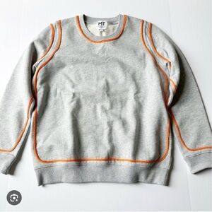 MT Gray and Orange Women's Sweatshirt